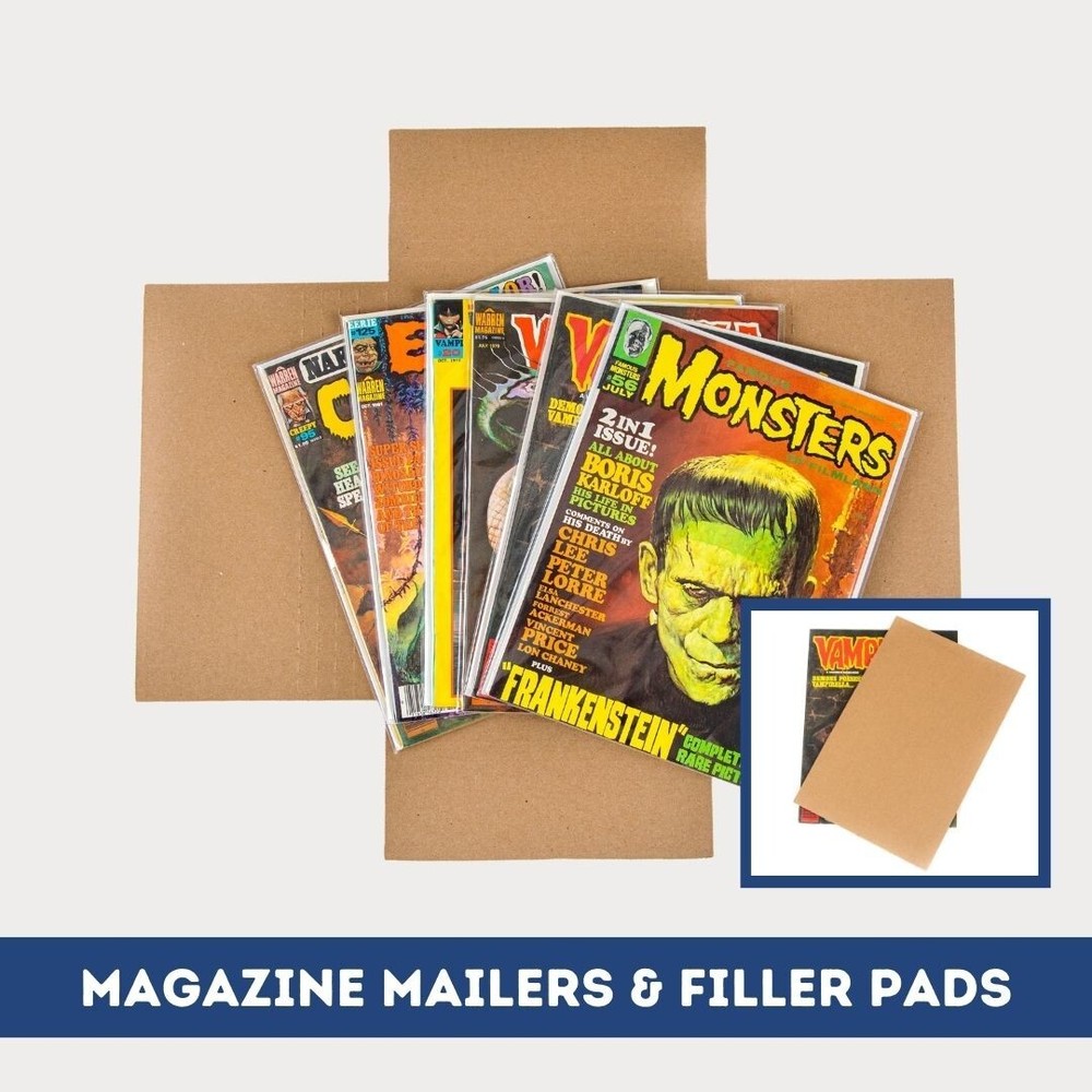 GEMINI Magazine Mailers with Filler Pads Bundle