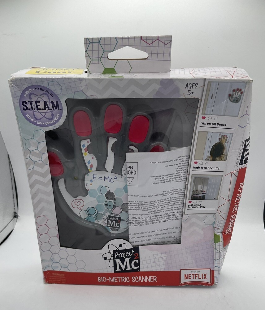 STEM Kit New Project MC 2 Squared Bio-Metric Hand Scanner High Tech Security