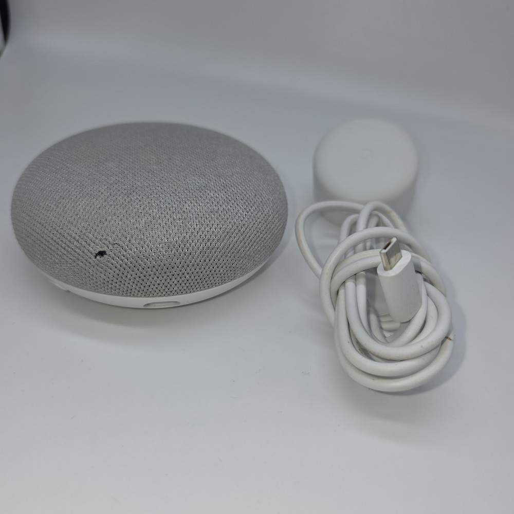 Google Nest Mini H0A (First Gen) Smart Speaker Chalk