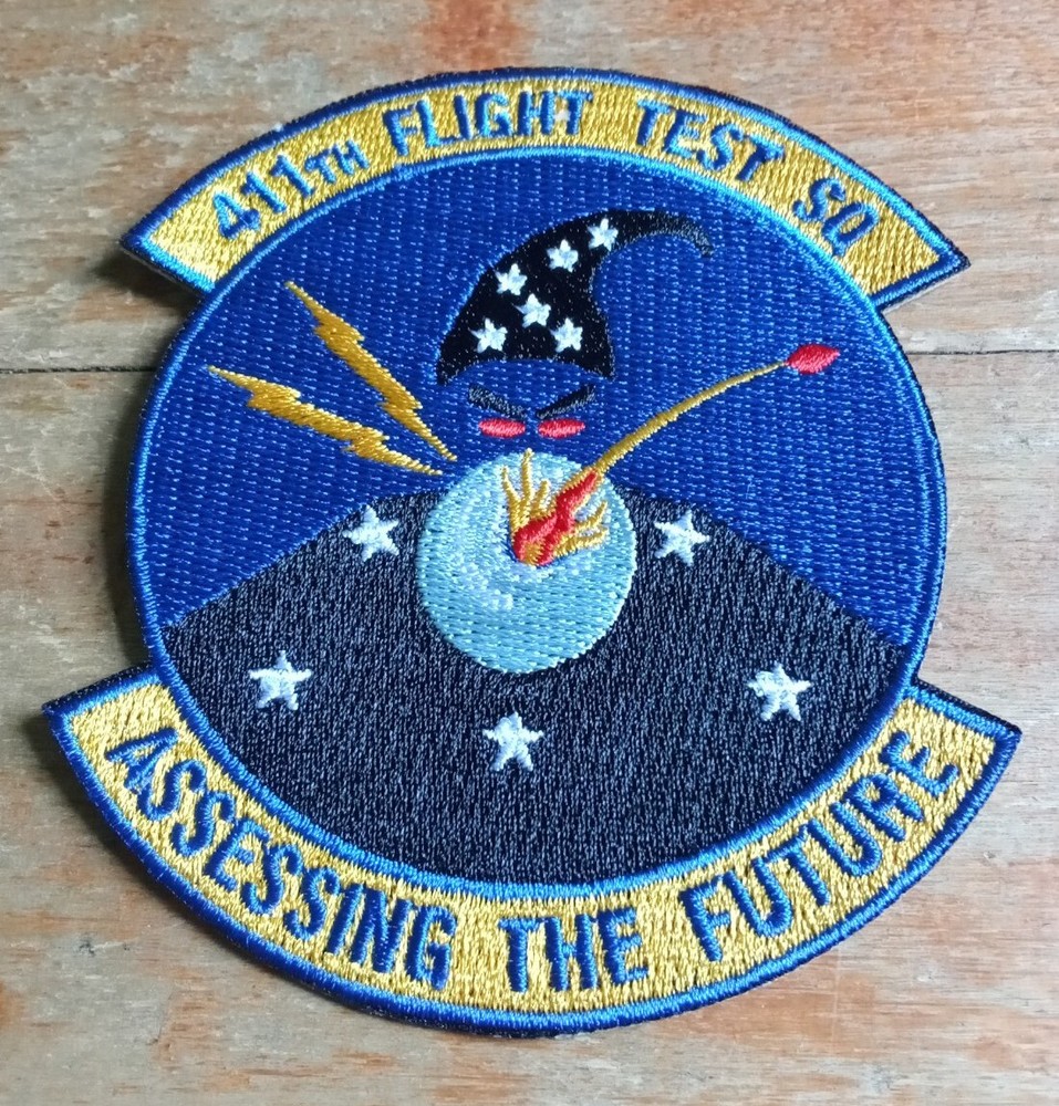 PATCH 411th Flight Test Squadron Assessing The Future Wizard Military Patch