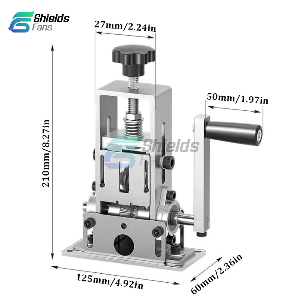 Manual Electric Wire Stripping Machine Cable Stripper Crank Scrap Copper Cutter