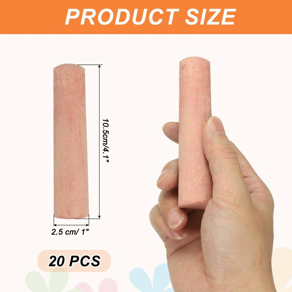 Dustless Chalk 20pcs Brown for Large Sidewalk