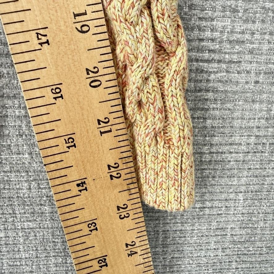 Talbots Sweater Pullover Womens S Multicolor Cable-Knit Crew Neck Collarless