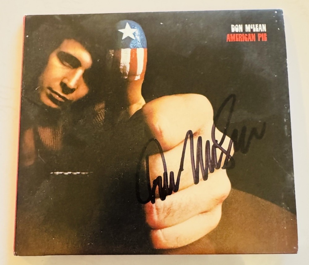 Don Mclean , Signed Autographed , Cd , American Pie