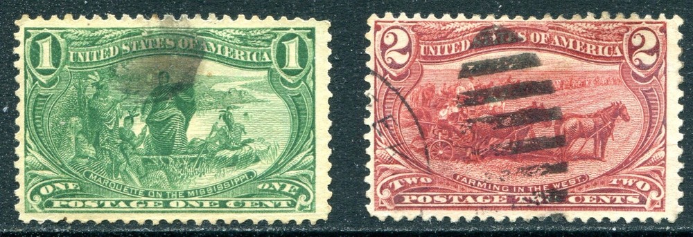 US 1898 Used 285-286