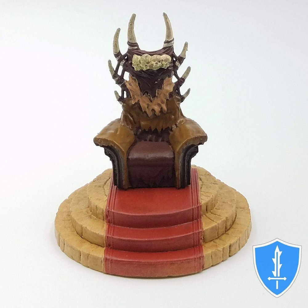 Barbarian Throne & Raised Dais Set - Kingmaker Pathfinder Battles D&D Dias Mini
