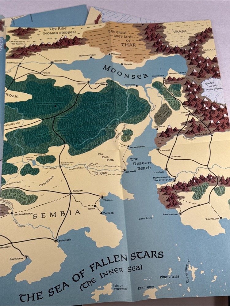 Forgotten Realms Campaign Boxed Set TSR #1031 incomplete READ