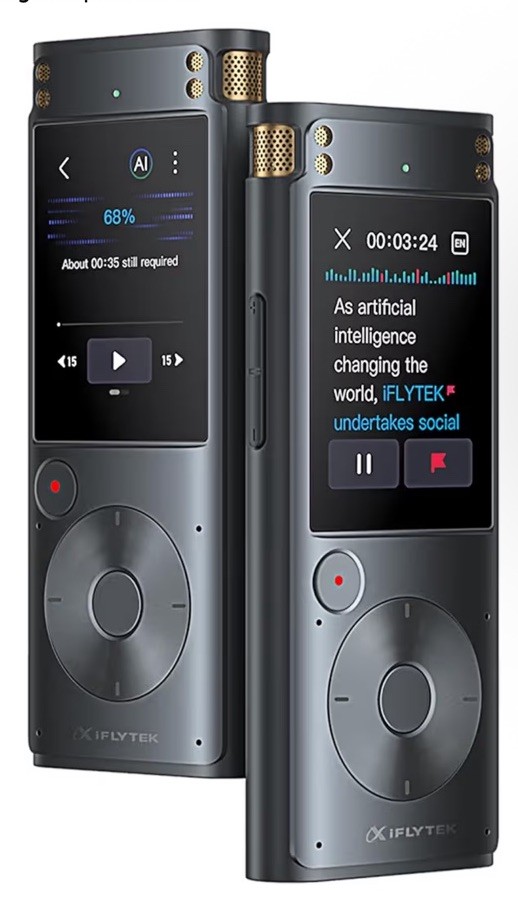 Offline Voice Recorder with Playback, Secure Digital Recorder with AI