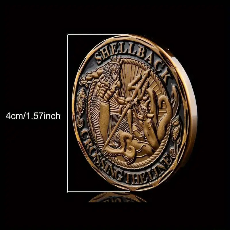 Navy Shellback Challenge Coin Collectable Commemorative Military