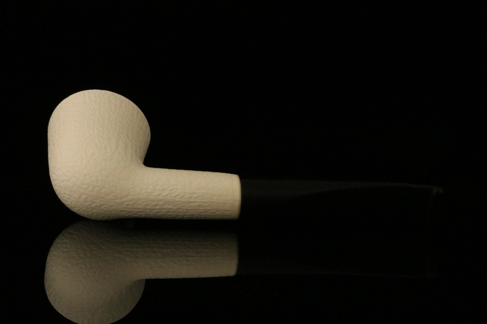 Rustic Dublin Block Meerschaum Pipe with fitted case M1585