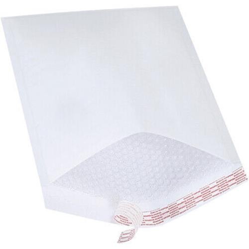100 10.5x16 White Bubble Mailers Self-Seal