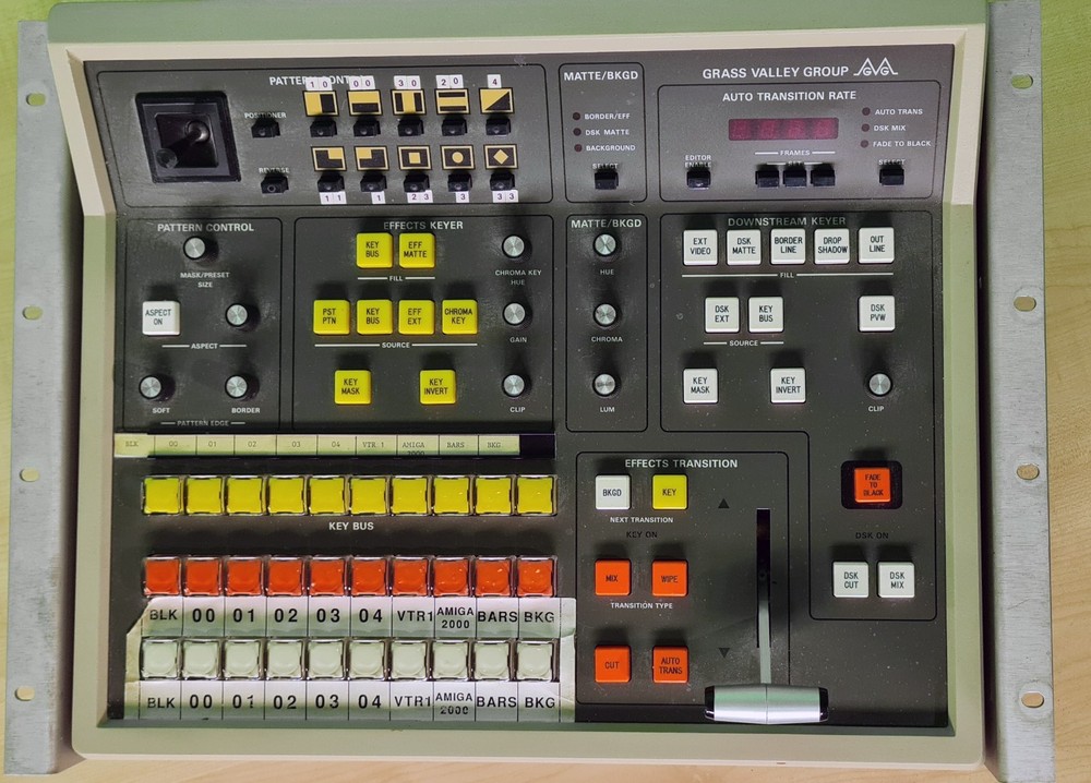 Grass Valley 100-MCNTL Panel Assembly Broadcast Video Switcher Control Panel – S