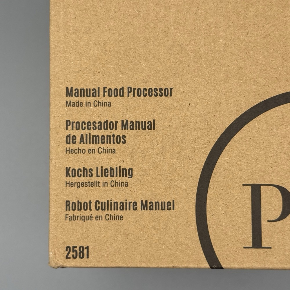 Pampered Chef Manual Food Processor #2581 3 Cup Hand Pull Chopper NEW Open Box