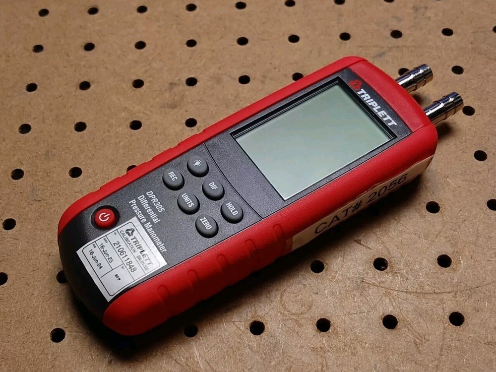 TRIPLETT DPR305 DIFFERENTIAL PRESSURE MANOMETER