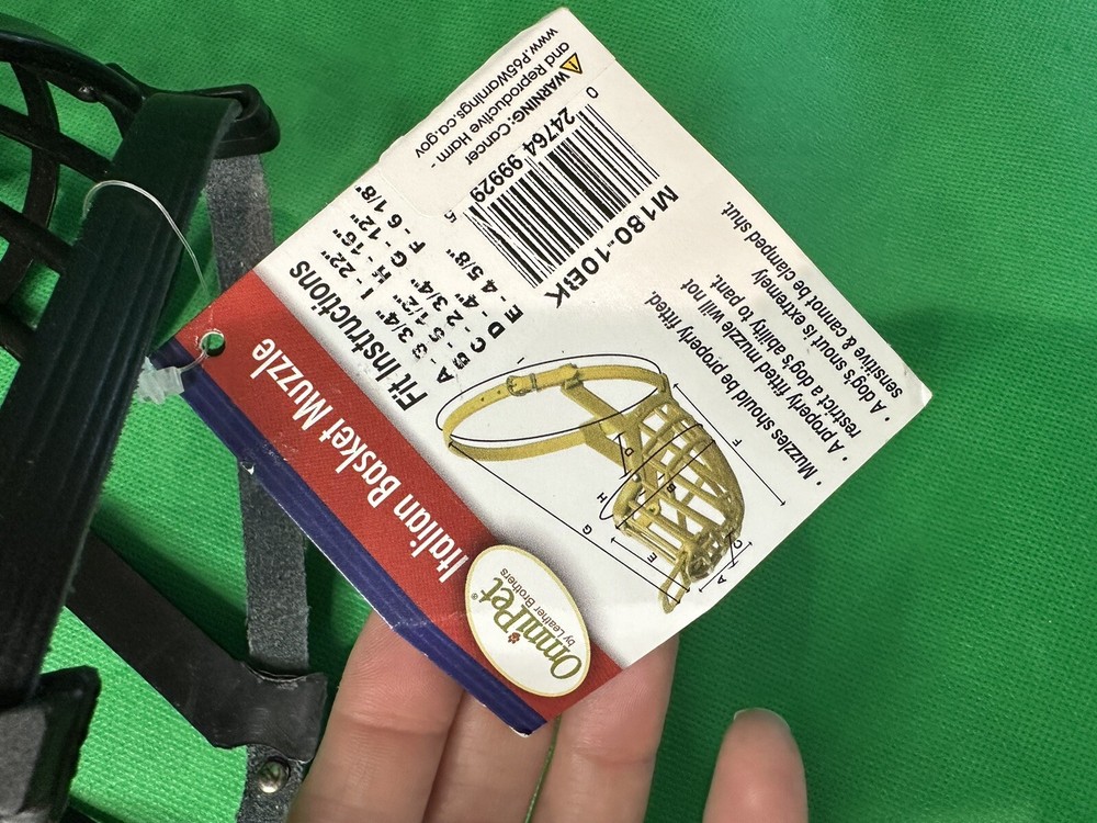 OmniPet Italian Basket Muzzle Size 10