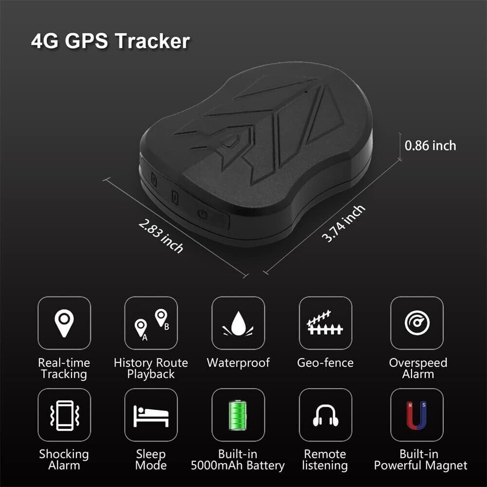 GPS GSM Car Tracker Vehicle Anti Theft Tracking System - USED