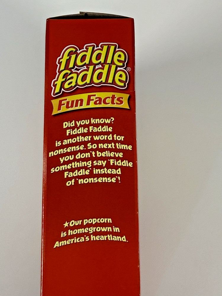 Fiddle Faddle Caramel Popcorn with Peanuts 6 oz Box