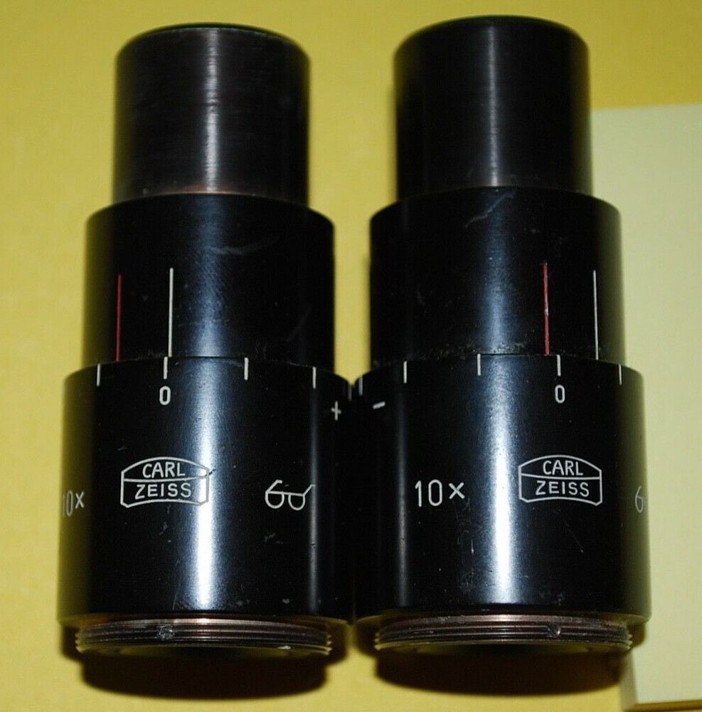CARL ZEISS 10 x SURGICAL MICROSCOPE EYEPIECE (SET)