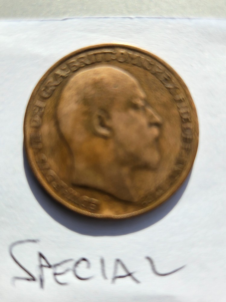 Pre decimal British one penny coin