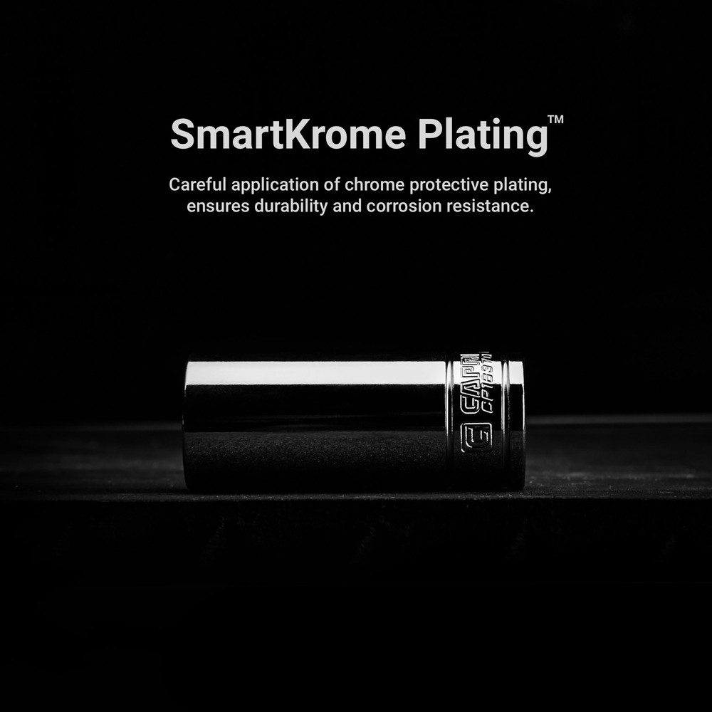 Capri Tools 12-Point Deep Socket, 1/4 in. Drive, Metric and SAE Sizes