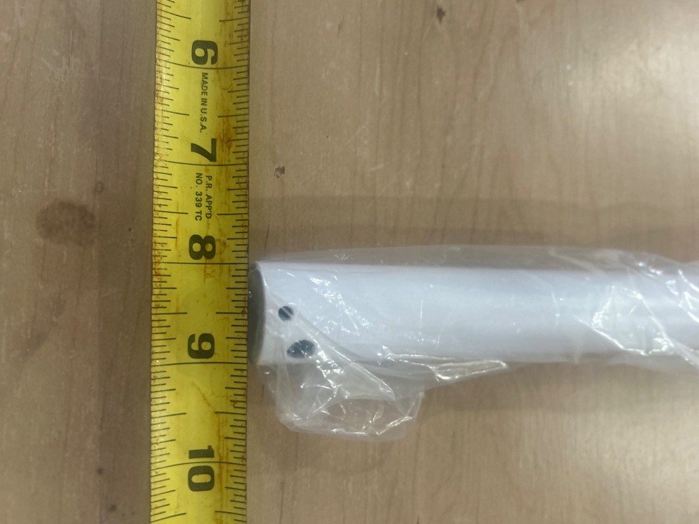 24 inch white non threaded ceiling fan downrod