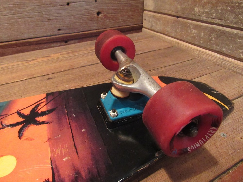 KRYPTONICS Beach Ocean Sun Down skateboard "SINCE MCMLXV" longboard - 36" Long