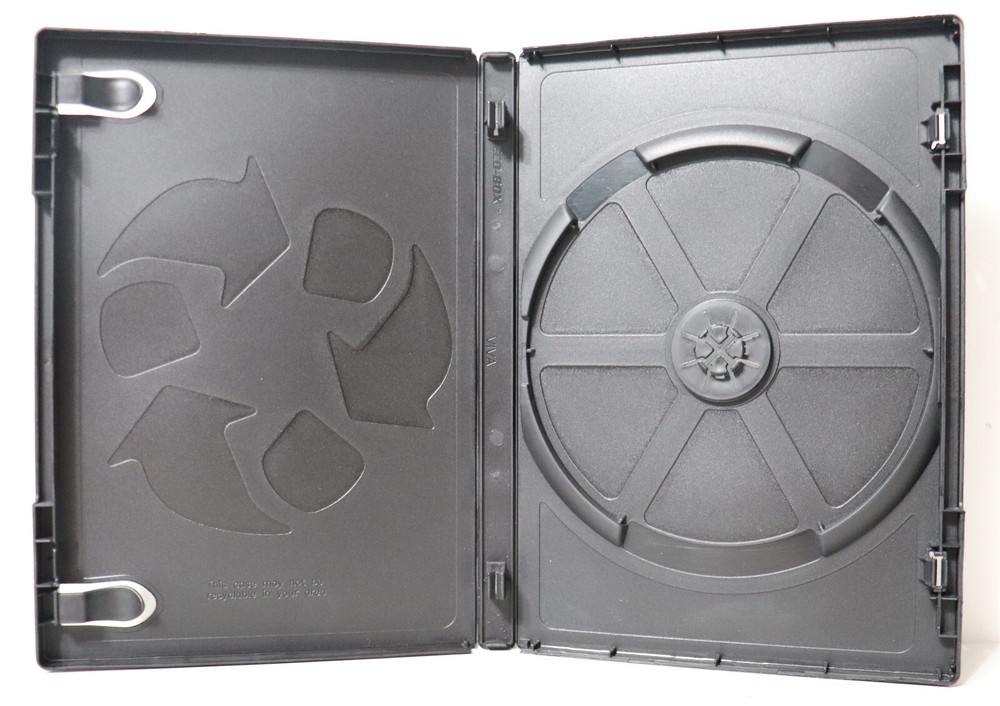 Genuine Viva Solid ECO-BOX 1-Disc Single 14mm DVD Replacement Case Shell NEW