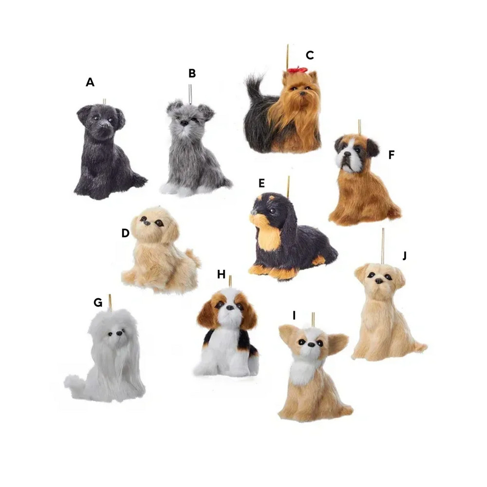 Plush Dog Ornament