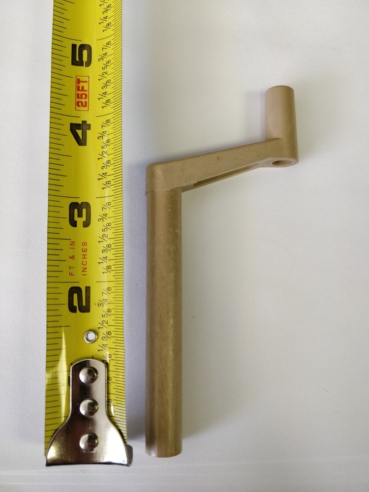 Beige Window Handle 3 3/16" in Plastic Tan