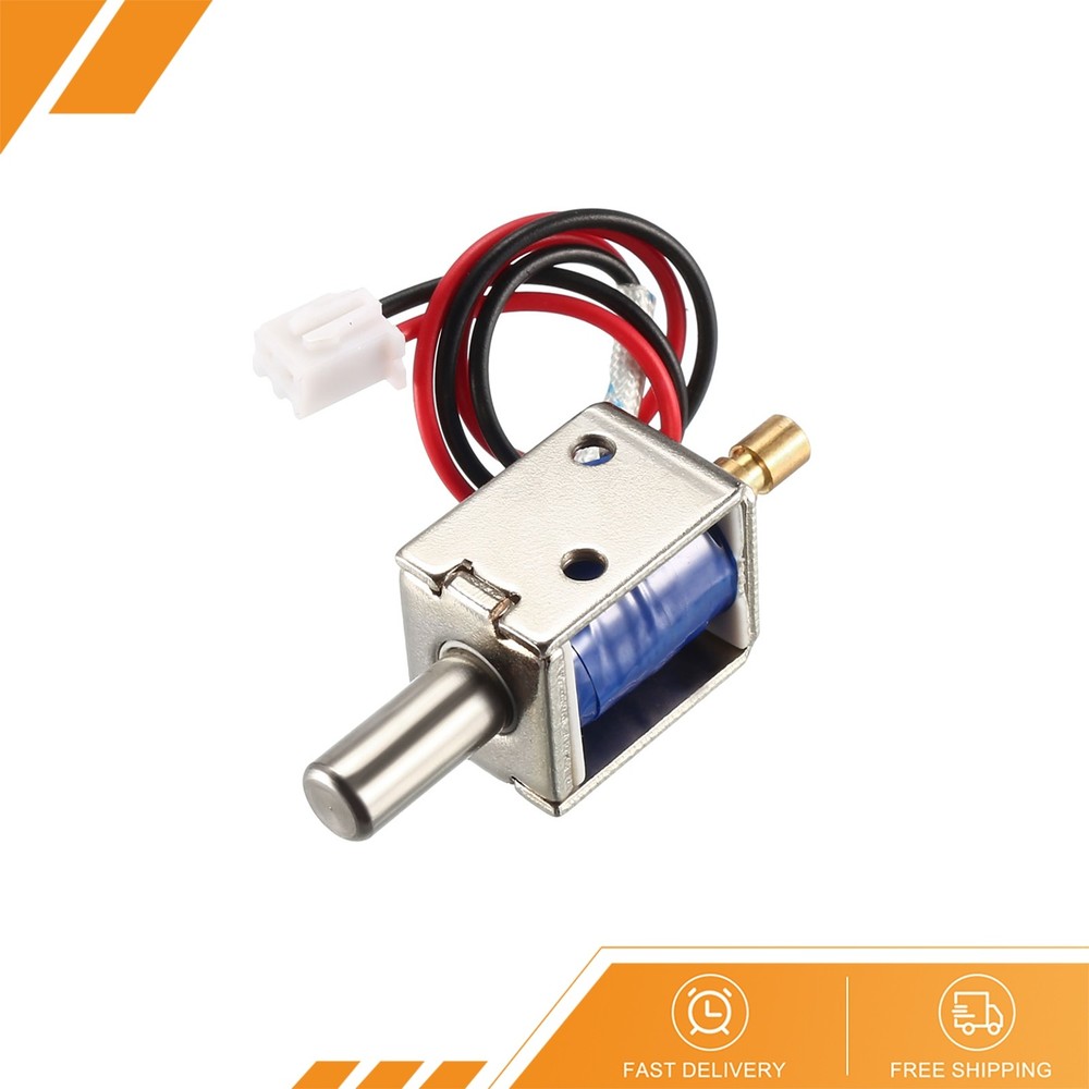 DC 12V 0.43A 4mm Mini Electromagnetic Solenoid Lock Push Pull Type