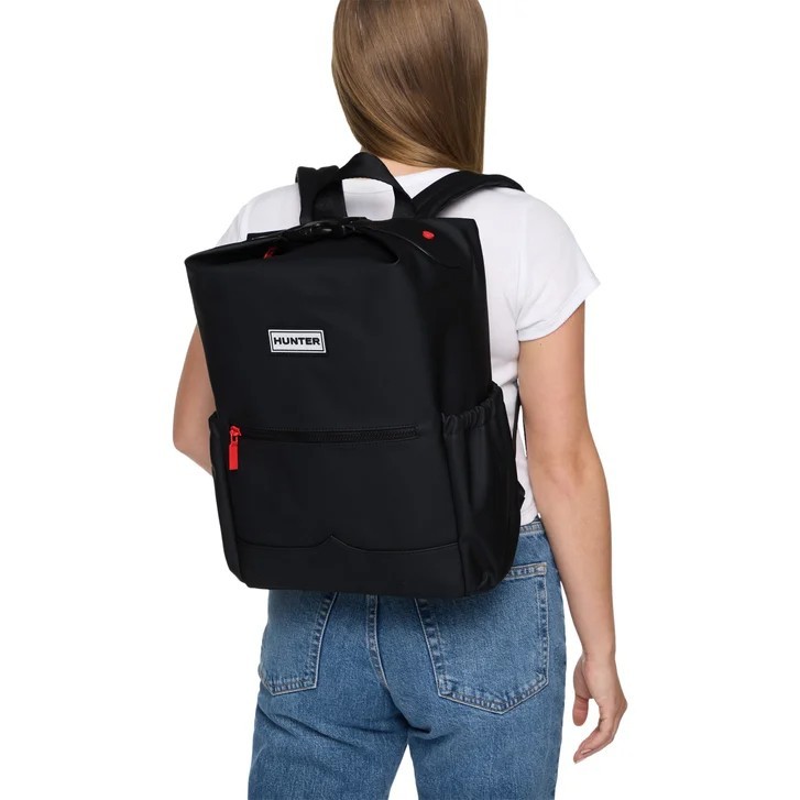 Hunter Top Clip Backpack - Water-Resistant Sleek Functional School Backpack