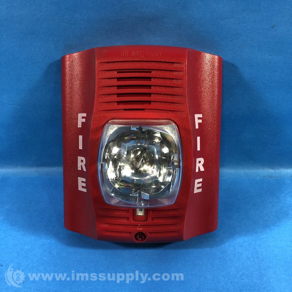 System Sensor P2R Fire Alarm Horn, Strobe Red FNIP