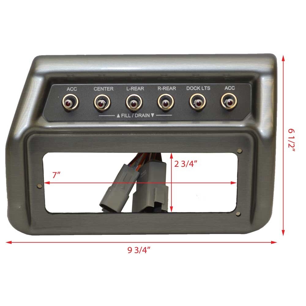 Axis Boat Switch Dash Panel 5411405 | A22 / T22 Gray 2013-15