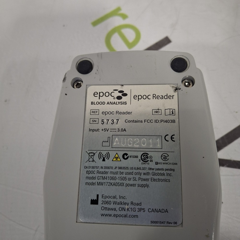 Epocal, Inc Epoc Reader Base