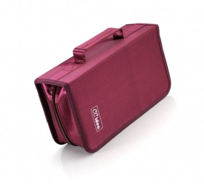 CCidea CD Case DVD Storage Holder, 128 Capacity DVD Cases Organizer CD Plastic P