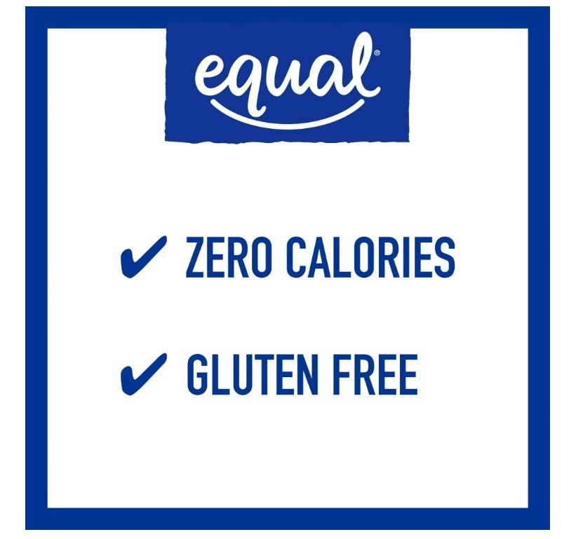 EQUAL Zero Calorie Sweetener, Sugar Substitute, 800 Packets
