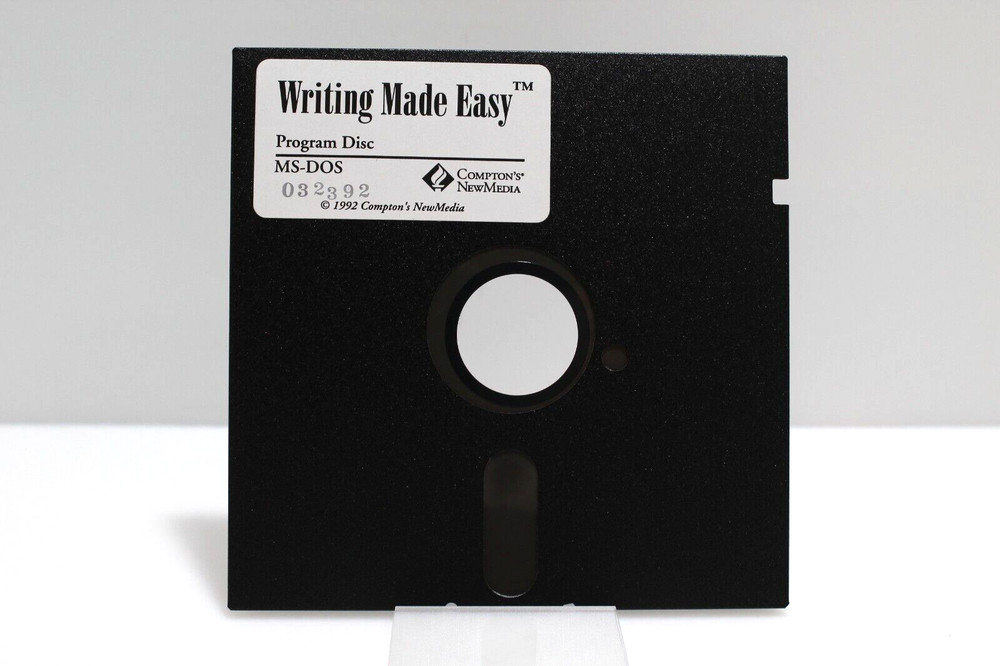 Writing Made Easy - Program Disk - 5 1/4" Floppy Disk - MS-DOS, 1992