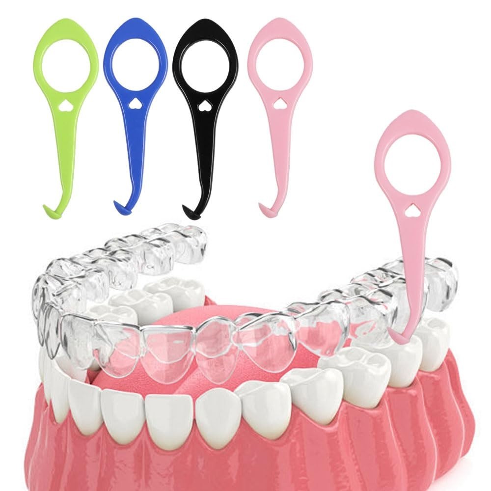 Ergonomic Invisible Brace Extractor - Safe and Effective Aligner Remover Tool