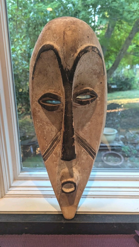 Authentic Mask From Gabon Handmade Wall Decor Traditional African