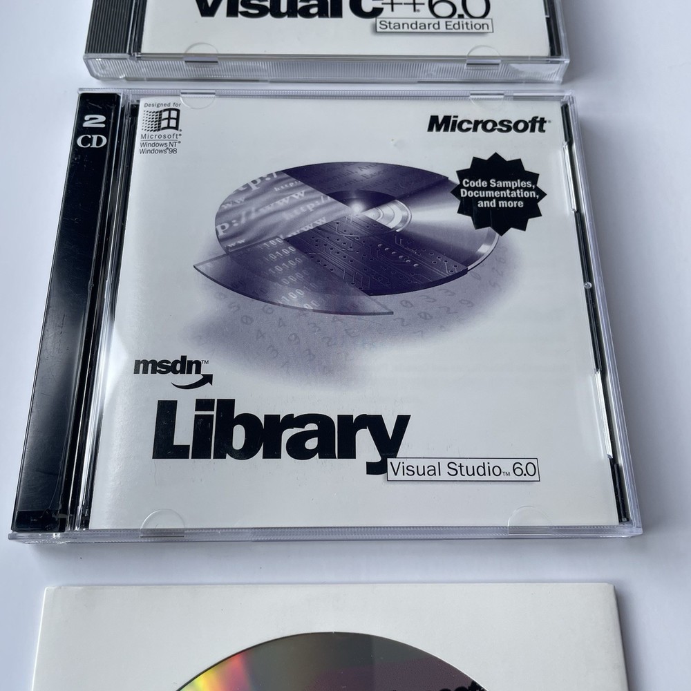 Microsoft Visual C++ 6.0 Standard Edition w/ Key Full Version