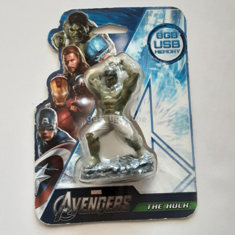 NWT Dane-Elec Marvel Avengers The Hulk 8GB USB Memory Flash Drive Figural