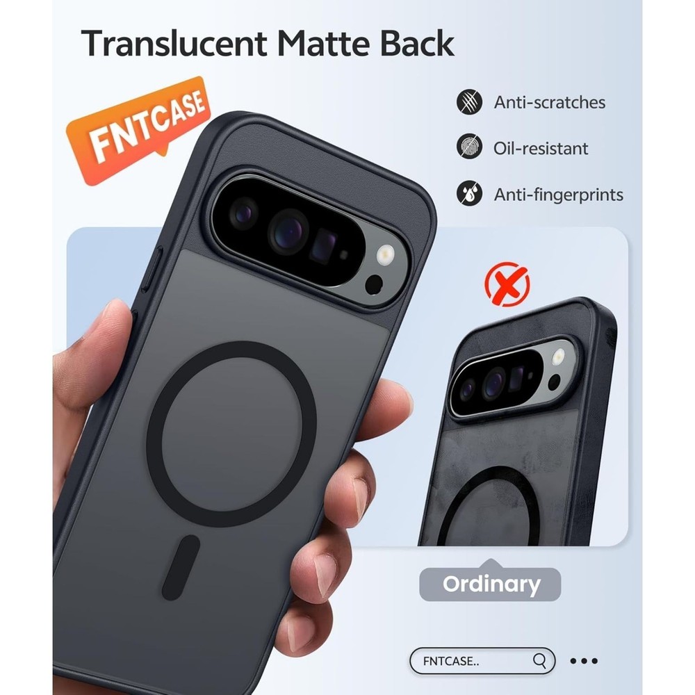 For Google Pixel-10-Pro Case Shockproof Protection Cover with Screen Protector