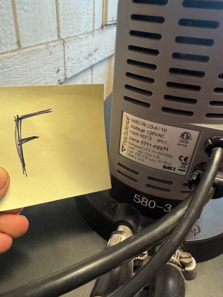 PolyScience MX07R-20-A11B Digital Recirculating Chiller -20C (Tested)