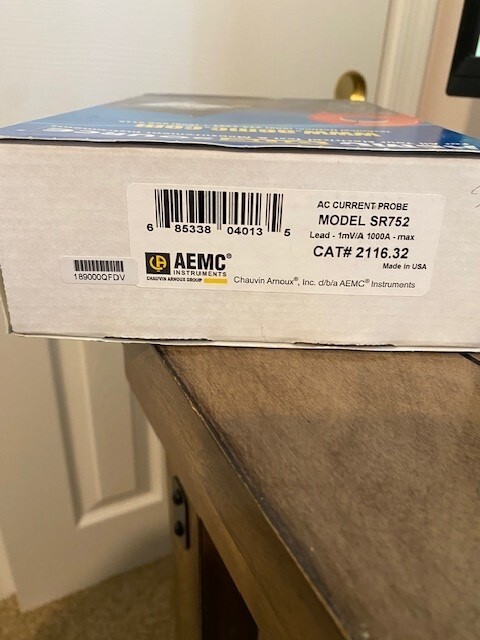 AEMC One Source AC Current Probe SR752