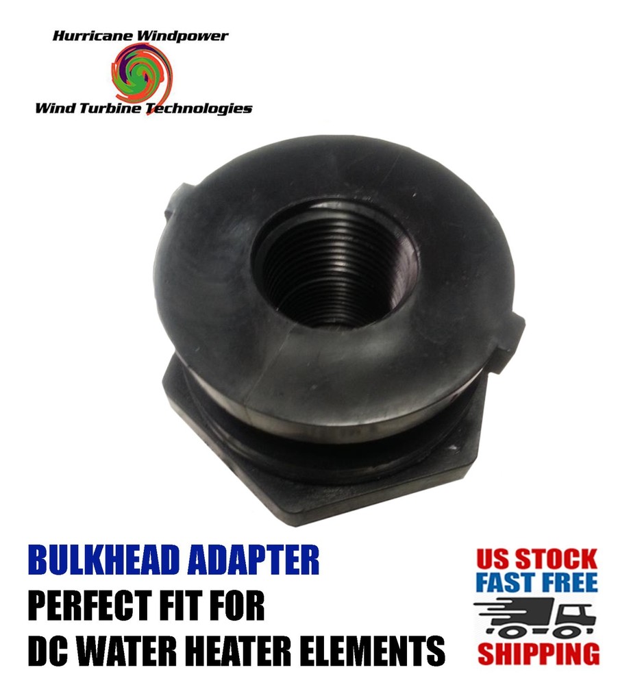 DC Water Heating Bulkhead Fitting for DC Water Heating Elements