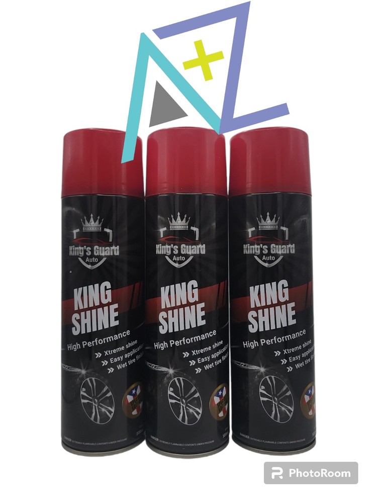 King Shine  high performance 17oz each Shines and protect 3 Pack