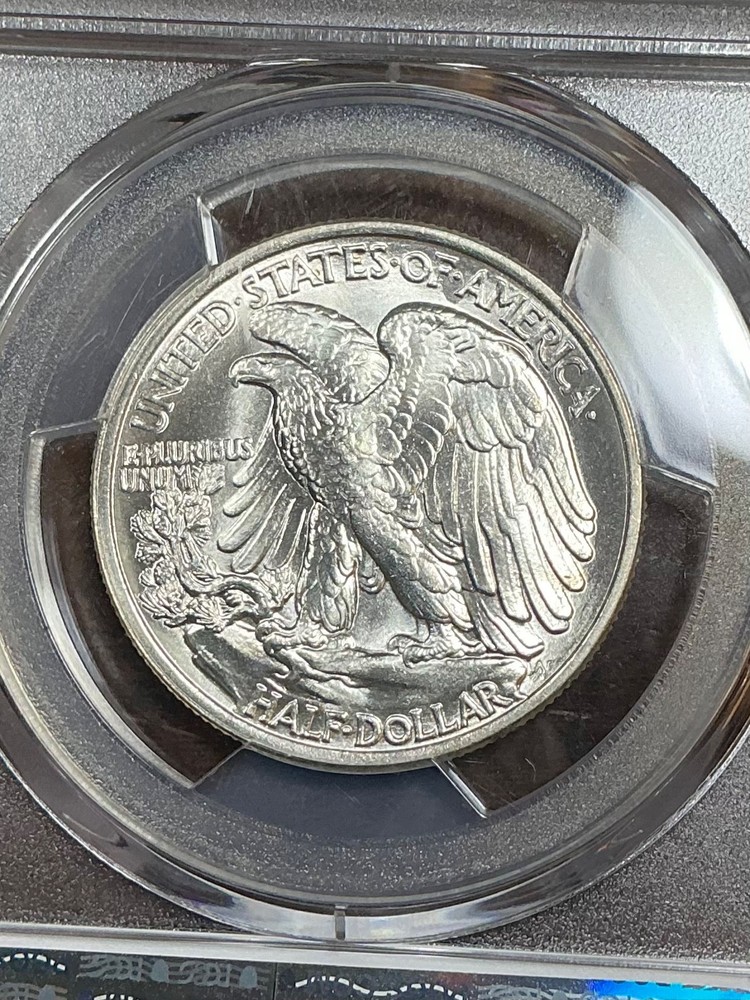 PCGS MS65 1938 WALKING HALF DOLLAR BLAST WHITE BETTER DATE