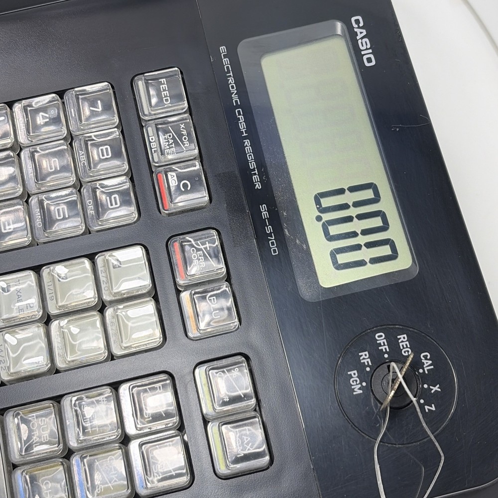 Casio SE-S700 Electronic Cash Register with Keys