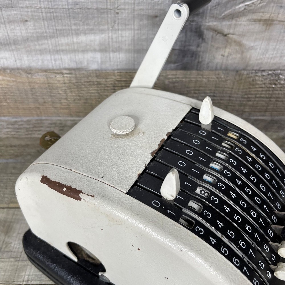 Burroughs Protectograph Check Writer Untested For Parts