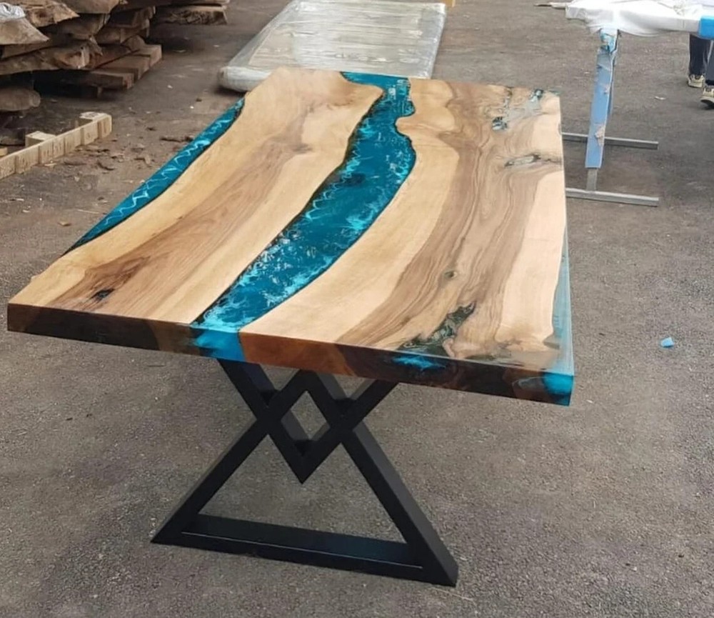 Custom Order Epoxy Resin Table - Epoxy Resin Dining Table, Epoxy Table Home Deco